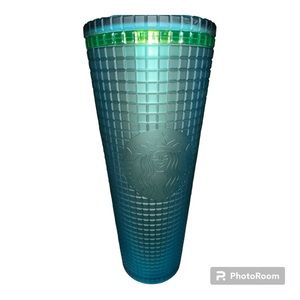 Starbucks Green Jelly Grid Tumbler Limited Edition 2022 24oz